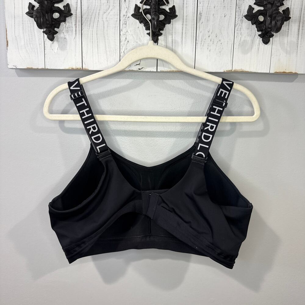 ThirdLove Kinetic Adjustable Sports Bra Black 38E - Picture 2 of 3